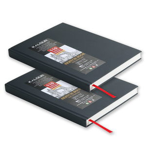 KALOUR Lot de 2 110 feuilles de 8x11 pouces, 220 pages, 68 lb, 100g/m2, carnet de croquis et de dessin avec couverture rigide pour esquisser et dessiner - Product Image 4