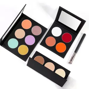 Grosir palet rias magnetik DIY Eyeshadow kontur Eyeshadow Matte OEM 45mm palet perona pipi