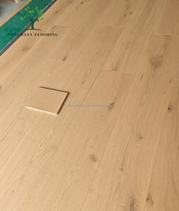 Parquet en chêne massif artisanal populaire, à larges lames 220/240/260 mm, style vintage, brossé profond, finition huile cirée, pour villa - Product Image 4
