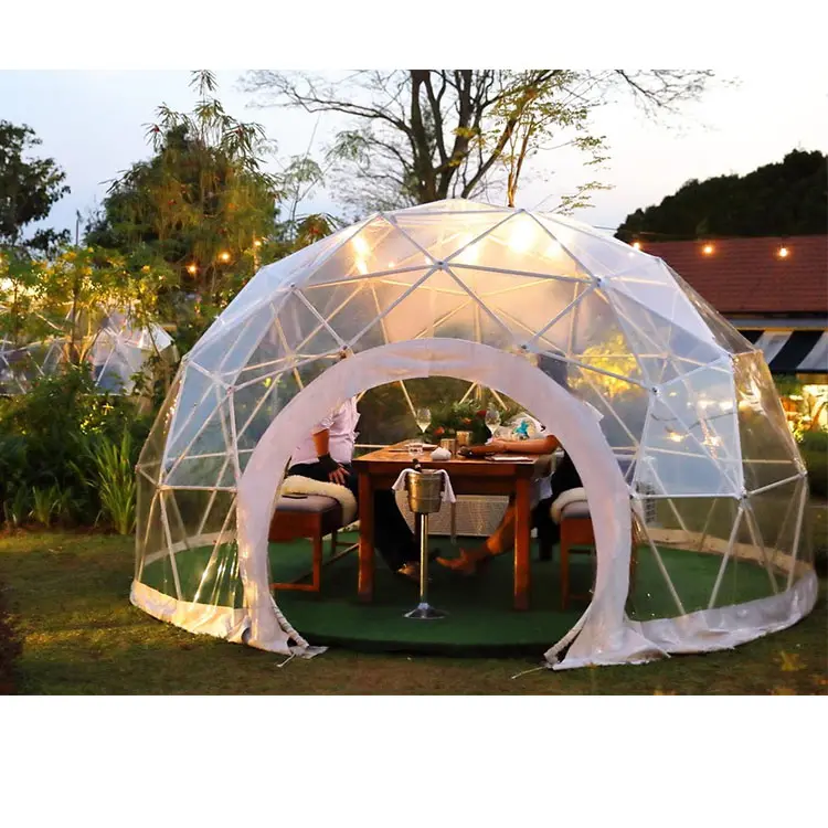 Tende impermeabile eventos riparo Della Cupola Igloo di campeggio per Ristoranti/Cafe/Catering 4m 5m