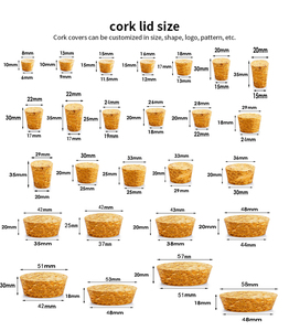 <span class=keywords><strong>Bouchon</strong></span> à vis à extrémité <span class=keywords><strong>ouverte</strong></span> haute facile grands bouchons <span class=keywords><strong>de</strong></span> liège coniques directement en usine <span class=keywords><strong>pour</strong></span> les bocaux à bougies bouteilles canettes emballage <span class=keywords><strong>pour</strong></span> bouteilles <span class=keywords><strong>de</strong></span> <span class=keywords><strong>vin</strong></span> - Product Image 4