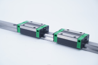 Kit de rail de guidage linéaire en acier CNC avec bloc coulissant, série HGR, rails courbes et droits, longueur 1000mm-3000mm, prend en charge le moteur et le PLC