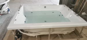 2 Orang Spa Yacusi Douche Complet Dalam Ruangan Moderno Duchas Inteligentes Tabung Mandi Tahun Baru 2023 Yacuzzi Tertanam - Product Image 3