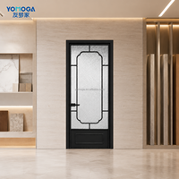 Puertas de Baño Chinas Insonorizadas con Doble Acristalamiento de Vidrio Templado para Interiores de Villas, Proveedor Personalizado
