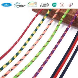 Tùy chỉnh 10mm rộng 100% polyester xương cá bện độ bền cao phẳng thăng hoa truyền nhiệt in Webbing tùy chỉnh - Product Image 1