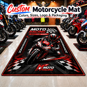 Alfombrillas personalizadas para motocicletas para carreras <span class=keywords><strong>de</strong></span> drag, alfombrillas <span class=keywords><strong>de</strong></span> goma personalizadas para gimnasios <span class=keywords><strong>de</strong></span> ciclismo, alfombrillas <span class=keywords><strong>de</strong></span> motocross para exhibición <span class=keywords><strong>de</strong></span> locomotoras - Product Image 1