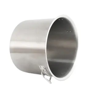 High Quality 20-80cm Commercial Customized Silver Color Various Cooking Pot Sizes For Induction Cooker Stainless Steel Stock Pot