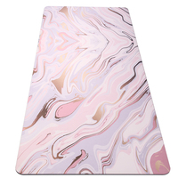 Matras Yoga PU Bermotif Multi Pola Anti Selip Warna Cerah untuk Olahraga Yoga Grosir Pabrik Produsen Vendor Besar