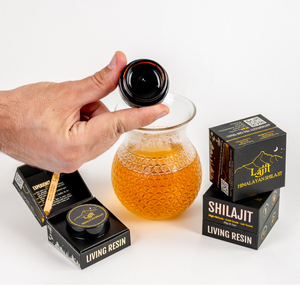 Résine de Shilajit de l'Himalaya de qualité Or Pur, extrait végétal riche en acide fulvique et en oligo-éléments, soutien immunitaire, fabriqué au Népal - Product Image 1