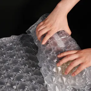 Embalagem inflável da bolha do ar do material hdpe, comprimento personalizado, almofada do ar, rolo de filme, bolha, embalagem