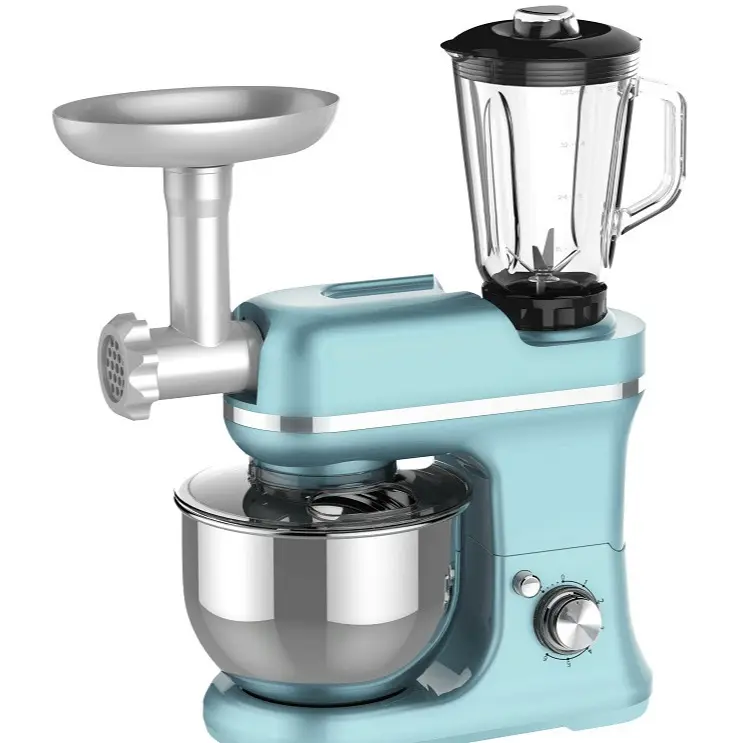 Aangepaste 3 In 1 5l 6l 7l 8l Stand Mixer Elektrische Planetaire Keuken Met Vlees Molens Mixer Voor Bakken