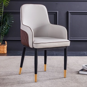 Sedia da Pranzo Multifunzionale in Metallo di Alta Gamma per Uso Domestico <span class=keywords><strong>e</strong></span> Commerciale (Hotel, Ristorante, Ufficio) - Imbottitura Morbida - Product Image 1