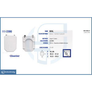 Sedili WC Globe Royal Glass Copriwater - Product Image 5