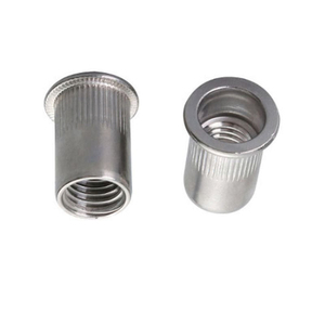 Tuercas de remache con moleteado vertical, tornillos de remache hexagonales extendidos - Product Image 2