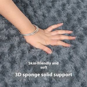 <span class=keywords><strong>Amazon</strong></span> patlama küçük dört mevsim için evrensel gül kadife kedi yuva çıkarılabilir yıkanabilir kulübesi Pet Mat - Product Image 5