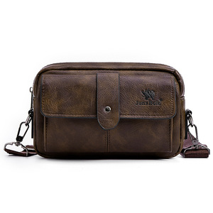 Versione 2025 coreana da <span class=keywords><strong>uomo</strong></span> in pelle sintetica zaino a spalla singola borsa <span class=keywords><strong>pochette</strong></span> multifunzione di grande capacità - Product Image 2