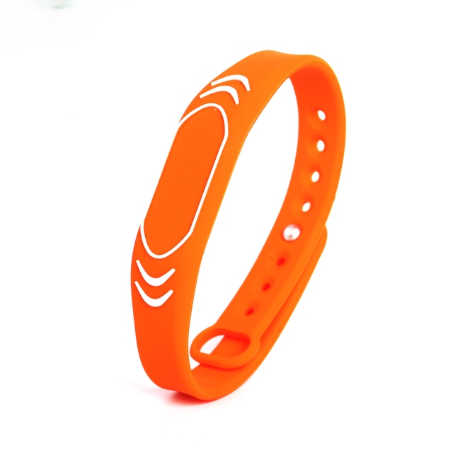 GSC RSW01 Factory Price Writable Waterproof Passive NFC Bracelet RFID Silicone Wristband