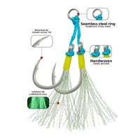 Vente en gros de leurres métalliques lumineux de 80g avec fonction phosphorescente |   Double crochet d'assistance |   Pêche au leurre en eau salée à lancer lent |   Quantité minimum de commande : 500 pièces