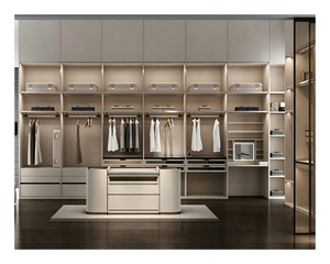 Cabina <span class=keywords><strong>Armadio</strong></span> di Lusso Personalizzabile con Specchio Scorrevole per Camera da Letto - Product Image 4