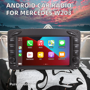 2 DIN Android 14 Xe đa phương tiện đài phát thanh stereo âm thanh cho Mercedes Benz VITO w203 vaneoclk w639 w168 w209 w210 GPS USB chia màn hình - Product Image 2