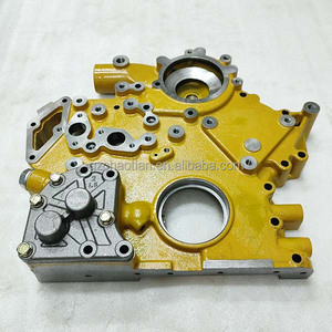 255-3069 2553069 3066 Pièces de moteur S6K Pompe à huile avec refroidisseur intermédiaire pour E320DL 320D 323DL 320C Excavatrice de construction Pompe à eau - Product Image 4