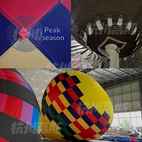 Ballons publicitaires gonflables géants personnalisés en forme d'animaux de dessin animé, modèles de montgolfières flottantes