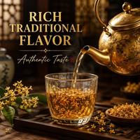 Teh Herbal Bunga Osmanthus Kering Halal - Aroma Intens Kemasan Daun Teh Lepas Teh Mekar Minuman Kesehatan Bahan Sirup