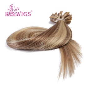 Vente en gros de cheveux Remy chinois 100% naturels, U-TIP, cuticules alignées, vierges, double épaisseur, doux, sans perte, couleurs mélangées, cheveux raides naturels. - Product Image 3