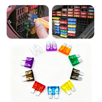 Kit de 140 fusibles miniatures mixtes 30A, fusibles de remplacement pour voitures, camping-cars, camions, motos, bateaux, protection des circuits