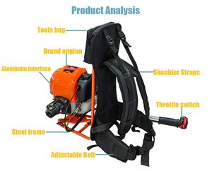 Cordless Backpack Concrete Vibrator Lonsen Petrol 2.5m/3m Flexible Shaft - Product Image 5