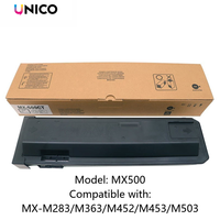 Cartouches de toner compatibles UNICO MX500 pour imprimante laser Sharp MX-M283 M363 M452 M453 M503