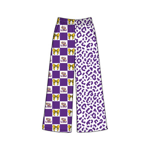 Trendyism Boutique – Bas pour bébés filles en coton biologique et spandex doux, avec logo personnalisé sur le col et imprimé festif, vente en gros OEM, mode automne - Product Image 2