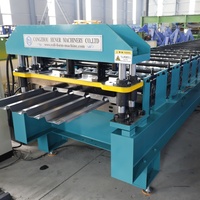 Máquina Perfiladora de 5 Rodillos Trapezoidal de Alta Calidad en Oferta para la Construcción de Techos en Almacenes, Fábricas, Granjas y Talleres