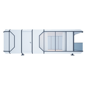 Casa Contenedor Moderna Rectangular para Hotel, Diseño Inteligente, Cabaña Portátil - Product Image 1