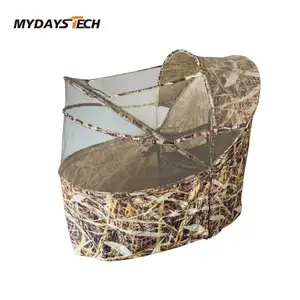 Mydays Tech kursi buta berburu, kain oksford tahan lama desain ditingkatkan bahan kamuflase penutup utama untuk acara luar ruangan