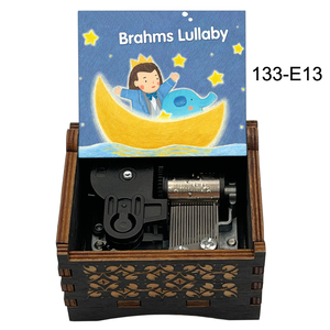 Cadeaux personnalisés <span class=keywords><strong>Brahms</strong></span> Lullaby Wind up Boîte à musique Cadeau musical spécial pour les amis Cadeau de fête d'anniversaire en famille - Product Image 5