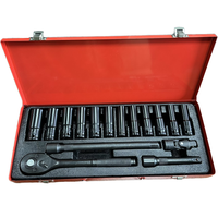 Kit d'outils de réparation automobile portable 16 pièces en acier au carbone à manche long avec combinaison OEM pour voitures, vélos et motos