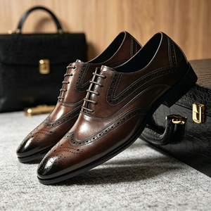 Chaussures habillées <span class=keywords><strong>pour</strong></span> hommes en gros, chaussures habillées en cuir de style populaire, chaussures italiennes de haute qualité <span class=keywords><strong>pour</strong></span> hommes - Product Image 1