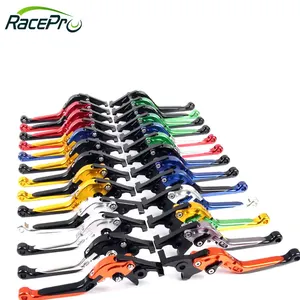 RACEPRO 22mm Length Adjustable Motorcycle Folding Extending Clutch Brake Levers CNC Motorcycle Custom Brake Levers