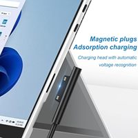 Adaptateur de chargeur cordon de câble de charge rapide alimentation USB C rapide pour Microsoft Surface Pro1/2/3/4/5/6 courant continu