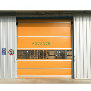 Puerta Enrollable Automática <span class=keywords><strong>de</strong></span> PVC <span class=keywords><strong>de</strong></span> Alta Velocidad, Moderna, Insonorizada, Bien Sellada, para Entrada Industrial, Cuarto Limpio, Procesamiento <span class=keywords><strong>de</strong></span> Alimentos, Frigorífico - Product Image 1