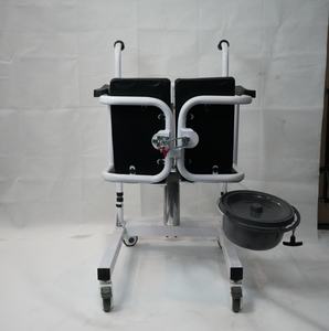 <span class=keywords><strong>Fauteuil</strong></span> <span class=keywords><strong>roulant</strong></span> hydraulique certifié CE WCHT WCHT0122, sans assemblage, capacité de 350 lb pour le transfert au bain/aux toilettes, transport de commode - Domicile - Product Image 4