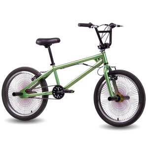 Vélo BMX Freestyle à une vitesse de 20 pouces, pour la rue, le saut sur terre, cadre en acier rigide, jante en aluminium, double frein en V, sport acrobatique, 14 kg - Product Image 6