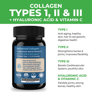 Cápsulas de Colágeno con Ácido Hialurónico y Vitamina C, para Cabello, Piel, Uñas y Articulaciones, 120 Cápsulas, Suplemento de Colágeno, Gran Venta - Product Image 6