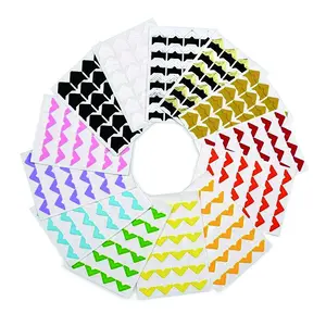 Coins étiquettes adhésives FHT sans acide, lot de 100 pièces, pour scrapbooking, livres mémoire, décorations multicolores - Product Image 1
