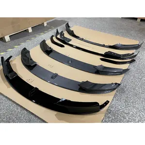 Car ABS Carbon Fiber MP M Performance Front Bumper Splitter Spoiler Lip For BMW F20 F22 F30 F32 F10 G20 G30 E90 E92