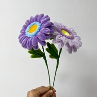 Tige torsadée YOPIN-7681 fleur finie chrysanthème africain nettoyeurs de tuyaux faits à la main fleurs décoration de la maison cadeau créatif