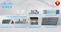 Commutateur d'agrégation de réseau de campus Cisco C1200-24T-4X 24 ports Gigabit Ethernet avec 4 ports SFP+ 10GE, nouvelle série originale