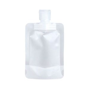 Sachet transparent mat en gros avec bouchon à clapet, pochette souple à bec verseur, pochette cosmétique personnalisée en plastique avec bec verseur et bouchon à clapet - Product Image 5