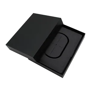 Cargador Inalámbrico de Alta Velocidad, Banco de Energía, Accesorio Promocional Empresarial con Cubierta de Cuero de Calidad para Gerentes - Product Image 4